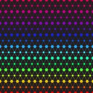 Abstract social network concept background with rainbow color