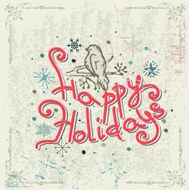 Vintage Christmas Background N16