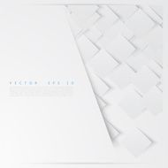 Vector white squares Abstract background N17