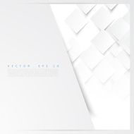 Vector white squares Abstract background N19