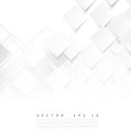 Vector white squares Abstract background N23