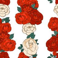 Seamless pattern with roses N70