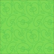 Colorful backgound with vector seamless apples N24