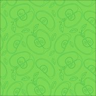 Colorful backgound with vector seamless apples N26