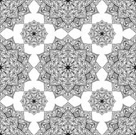 Pattern of mandalas