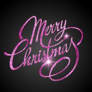 Merry Christmas Vector Lettering