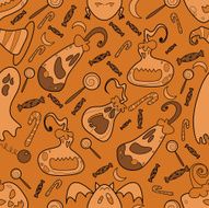 Halloween pumpkin pattern 02