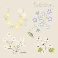 Embroidery Flower Pattern