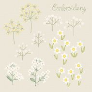 Embroidery Flower Pattern N3