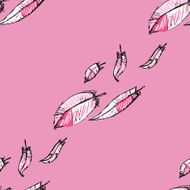 Seamless pattern with feathers N29