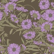 Seamless Pattern with floral ornament N42