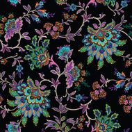Seamless Pattern with floral ornament N44