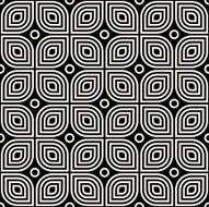 abstract monochrome striped tile pattern