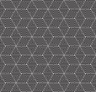 monochrome pattern of rotated triangles