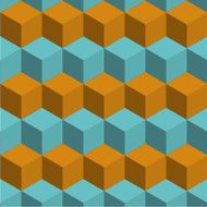 Vector modern cube background texture