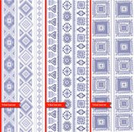 Tribal Mexican vintage ethnic seamless pattern N52