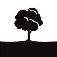 Black Tree Vector Illustration N4