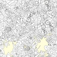 Seamless pattern summer design vector illustration N2
