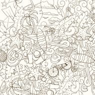 Pattern summer background design vector illustration N2