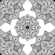Graphic pattern of mandalas