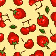 Berries seamless pattern N6