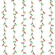 Christmas garland seamless pattern N2