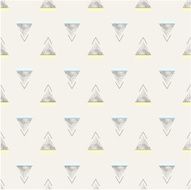 Arstract arrows geometric seamless pattern