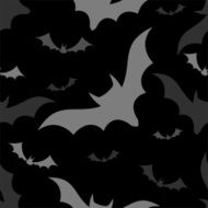 Halloween bats seamless pattern N3