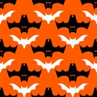Halloween bats seamless pattern N4