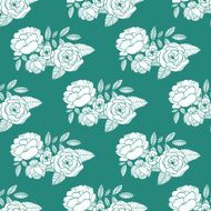 Vector other flowers seamless decorative pattern