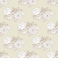 Vector other flowers seamless decorative pattern N3