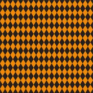 Seamless texture of rhombuses Black and orange colors N2