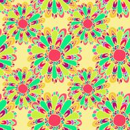 FLOWER YELLOW LIGHT PATTERN N2