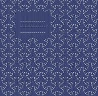 Geometric sashiko template with copy space for text N2