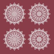 coaster paper perforated paper texture banner
