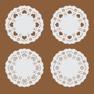 coaster paper perforated paper texture banner N2
