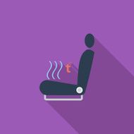 Icon heated seat