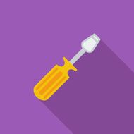 Screwdriver single icon