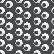 Seamless pattern with abstract figures Hexagon N2