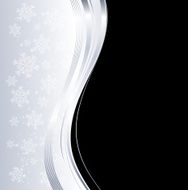 Blue winter abstract background
