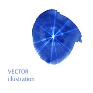 Abstract Colorful Watercolor Paintbrush Mark Vector