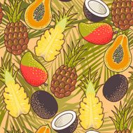 Seamless exotic fruit N10