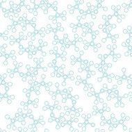 Seamless endless ornamental pattern with molecules N4