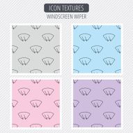 Windscreen wipers icon Windshield sign