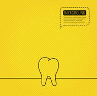 Tooth icon Stomatology sign