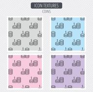 Coins icon Dollar cash money sign N2