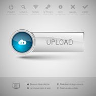 Modern Glossy Button N2