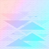 Vector Abstract geometric shape from triangles