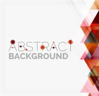 Abstract geometric background Modern overlapping triangles N6