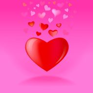 Heart vector graphic design